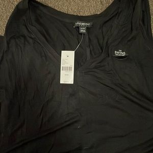 Lane Bryant top black 18/20